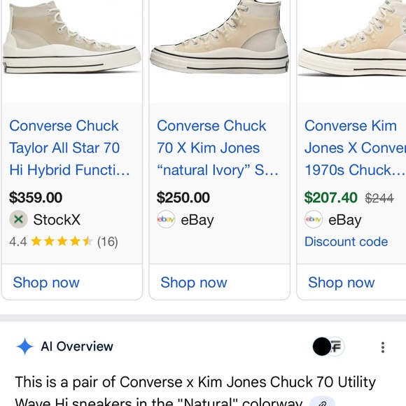 Kim Jones x Converse Chuck 70 High Natural - Picture 7 of 7